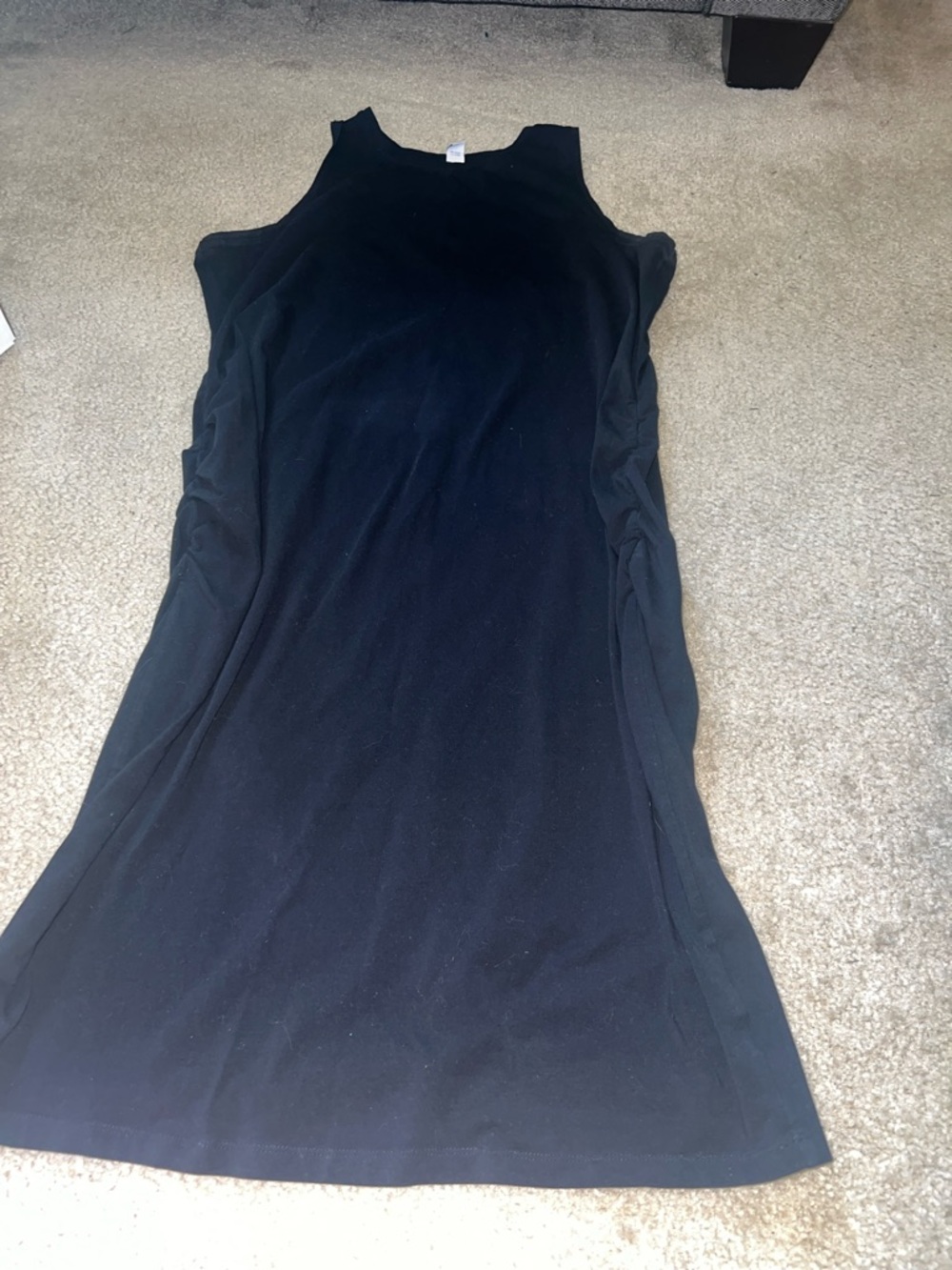 Classic Black Sleeveless maternity  Dress